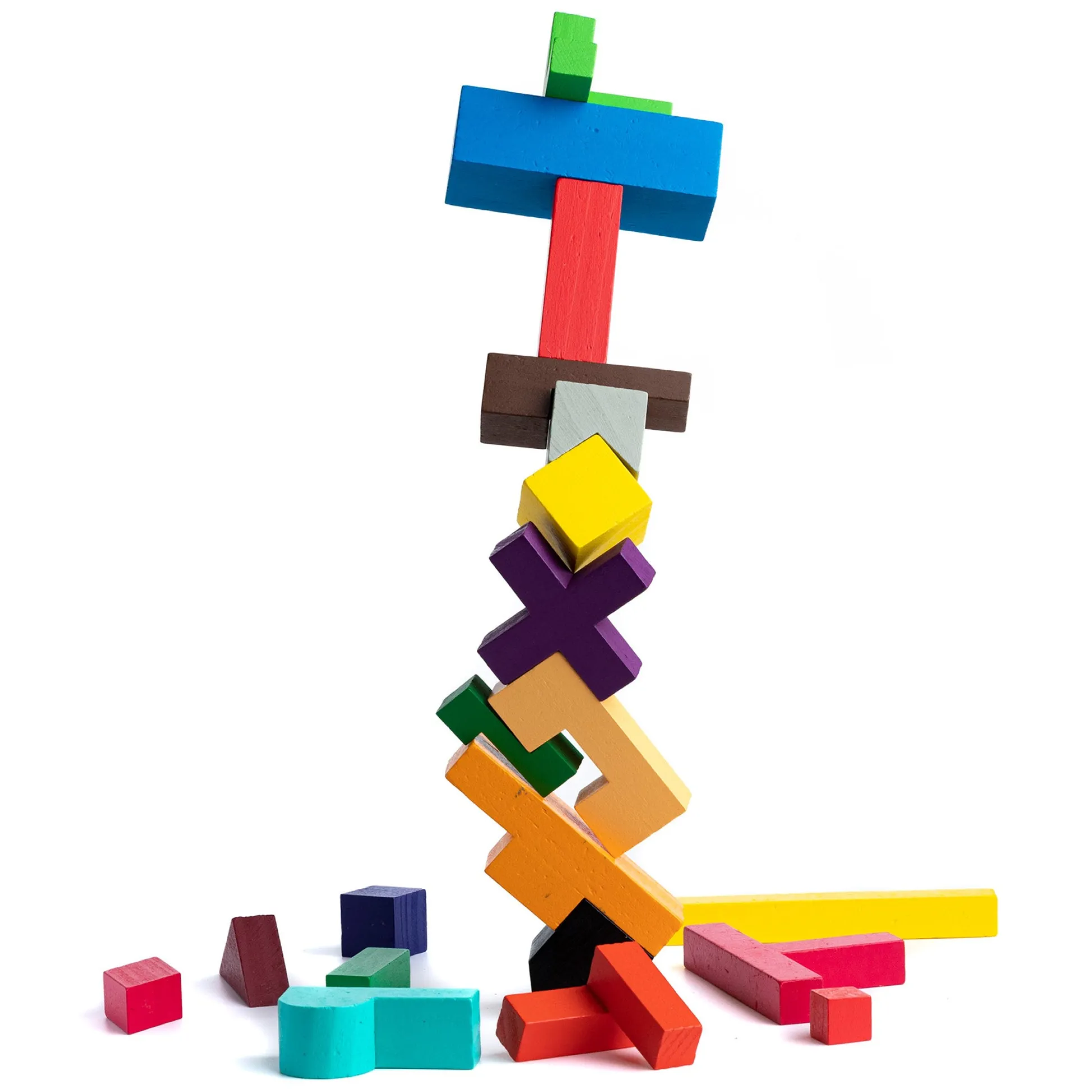 Educators Resource Continuum Games Build Up Tactical Block Stacking Game* Family & Entertainments Games