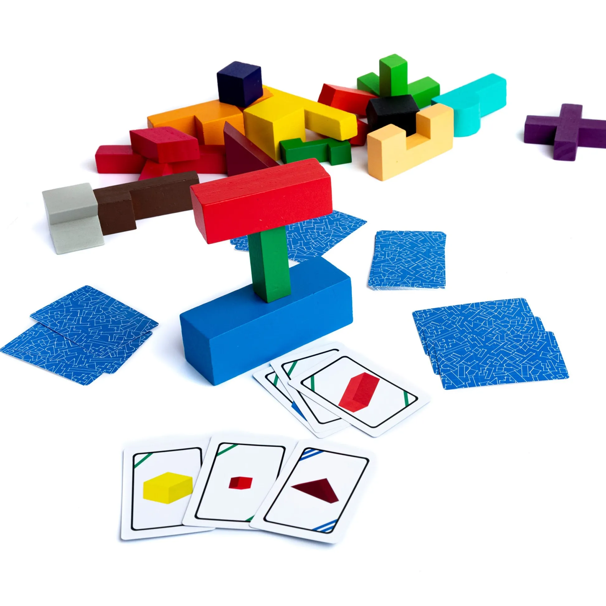 Educators Resource Continuum Games Build Up Tactical Block Stacking Game* Family & Entertainments Games