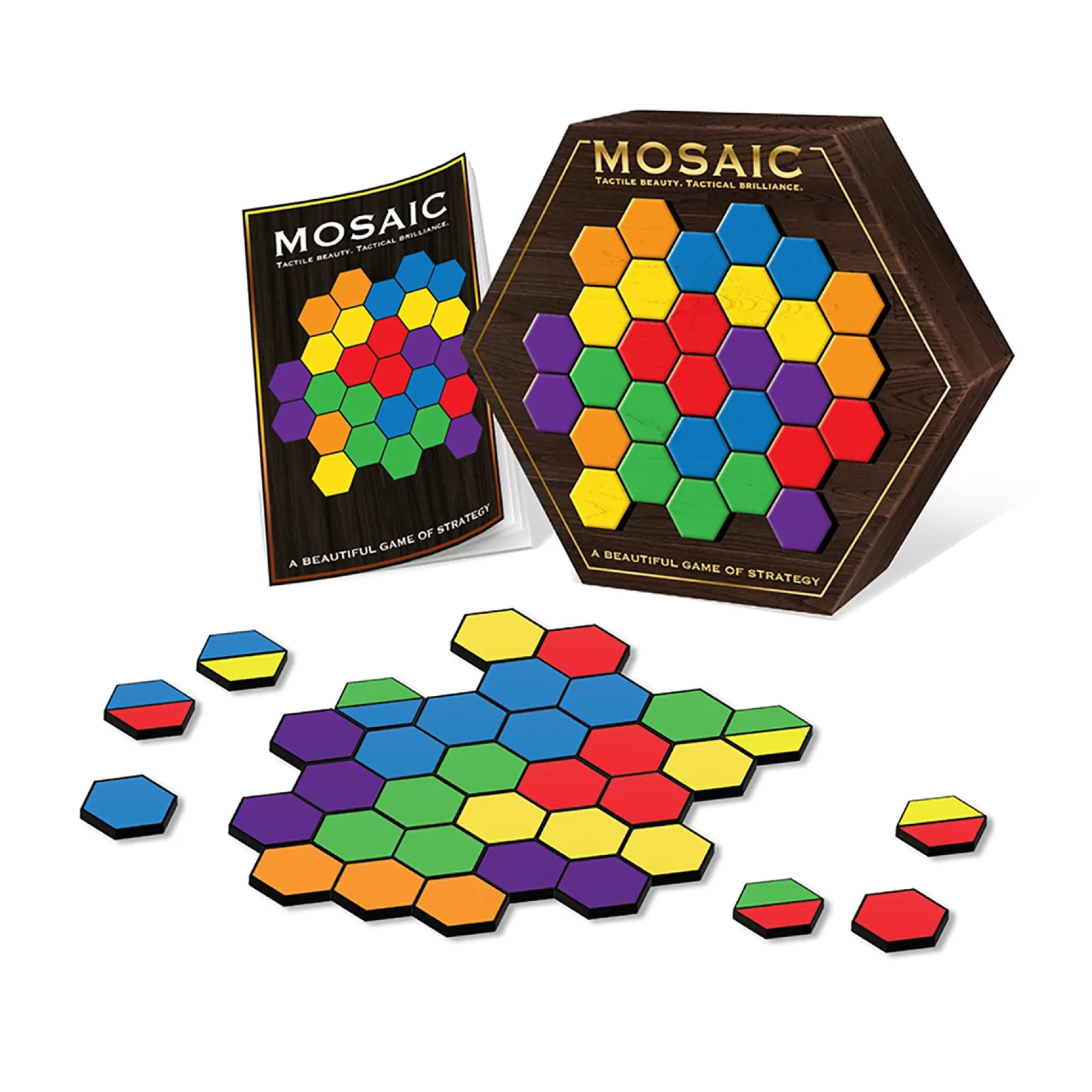 Educators Resource Continuum Games Mosaic Tile Strategy Game for Family Nights* Dominoes & Tiles Games