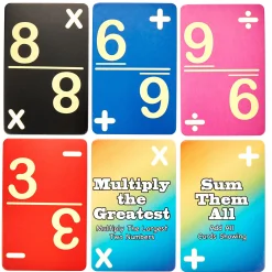 Educators Resource Continuum Games Number Crunch Family Math Card Game* Card Games
