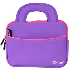 Contixo 7" Kids Tablet Sleeve Case - Vibrant Protective Companion for V8/V9 Tablets, Purple* Electronics