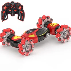 Contixo Cobra Speed Crawler RC Stunt Car - Red - 4WD Off-Road & Gesture Control* Rc Cars & Flight