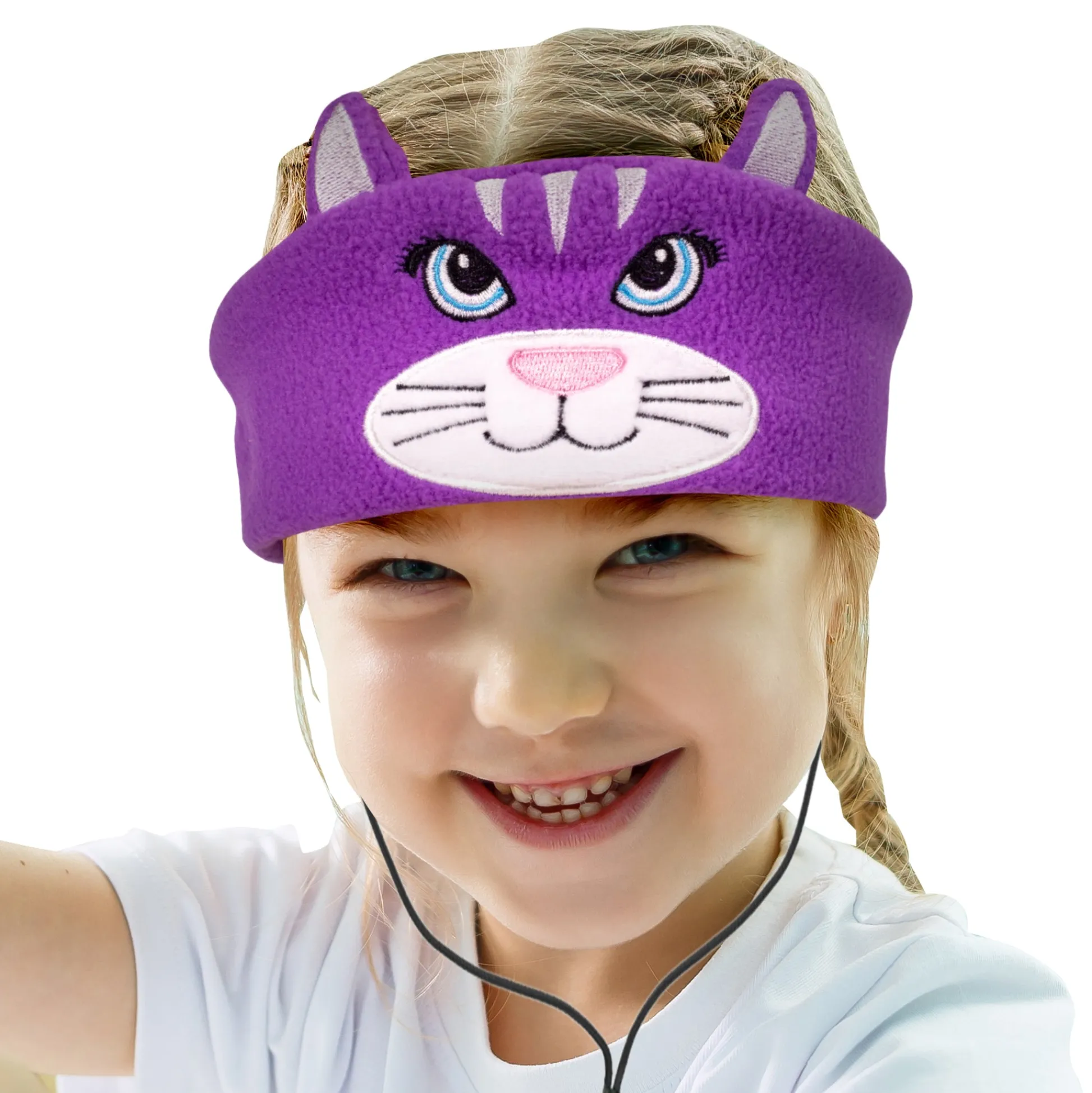 Contixo H1 Kids Adjustable Fleece Headband Headphones - Cat Design* Electronics