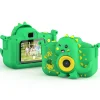 Contixo KC3 Kids Digital Camera with Silicone Cover & 2 inch IPS screen - Green Dinosaur* Electronics