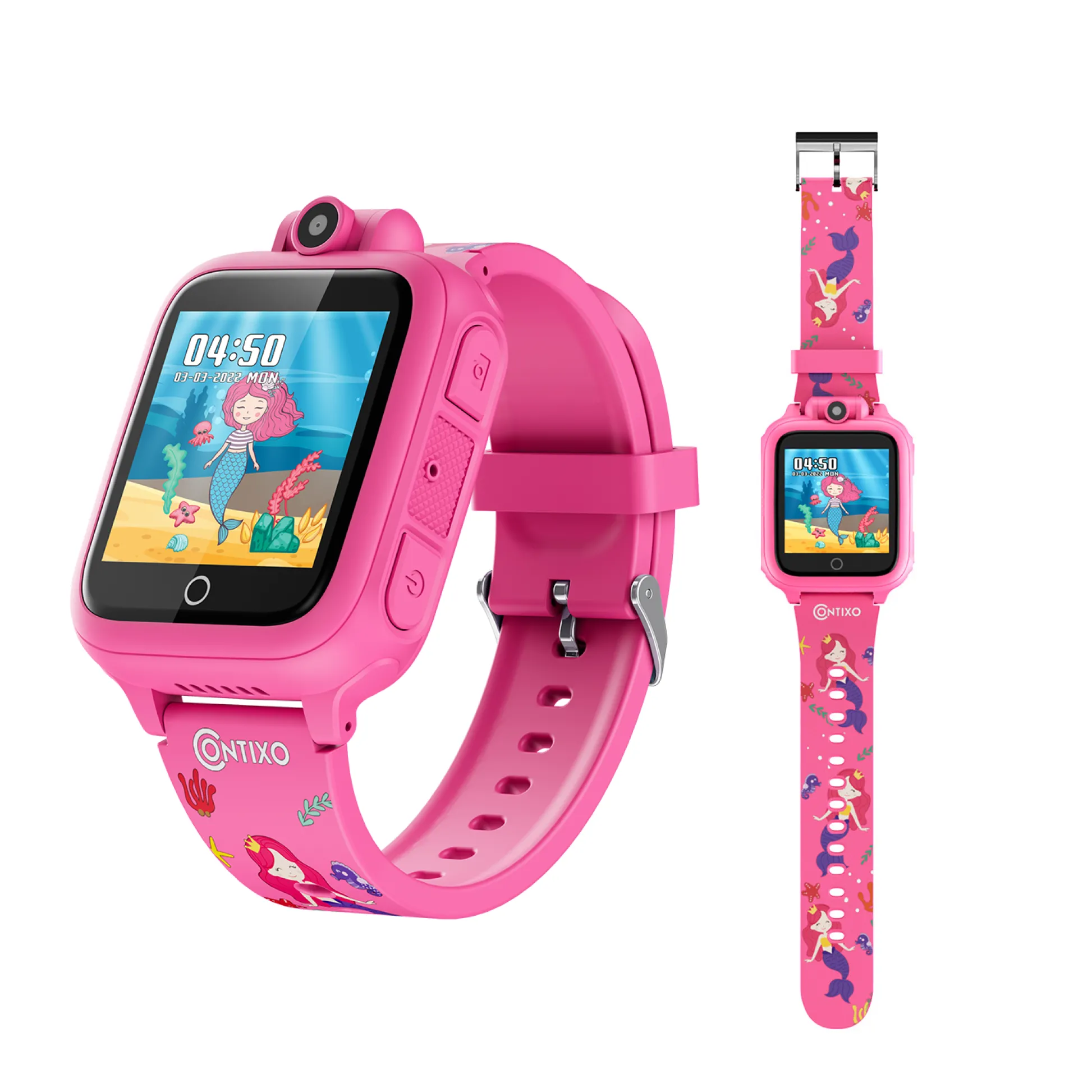 Contixo Kids Smart Watch with HD Touch Screen, Camera, Games, and MP3 - Pink* Electronics
