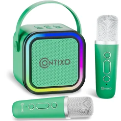 Contixo Mini Karaoke Machine with Bluetooth and LED Effects* Karaoke Machines & Accessories|Electronics