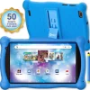 Contixo V10 Kids 7" Bluetooth Tablet with 50 Disney E-Books - Blue*Kids Electronics|Kids Books