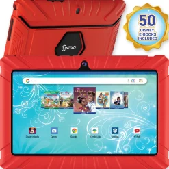 Contixo V8-2 Kids 7" Tablet with Disney eBooks - 32GB, Red*Kids Reading, Writing & Speech|Electronics