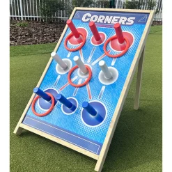 Flat River Group Corners Championship Ring Toss: 4pc Orange Ring Set - Indoor/Outdoor Fun* Activities & Games|Social & Emotional Skills