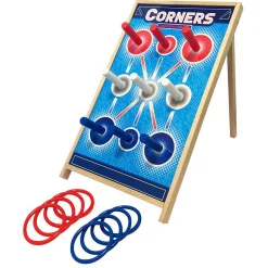Flat River Group Corners Championship: Strategic Ring Toss Game - Outdoor & Party Fun, Ages 6+* Role-Playing Games|Board Games