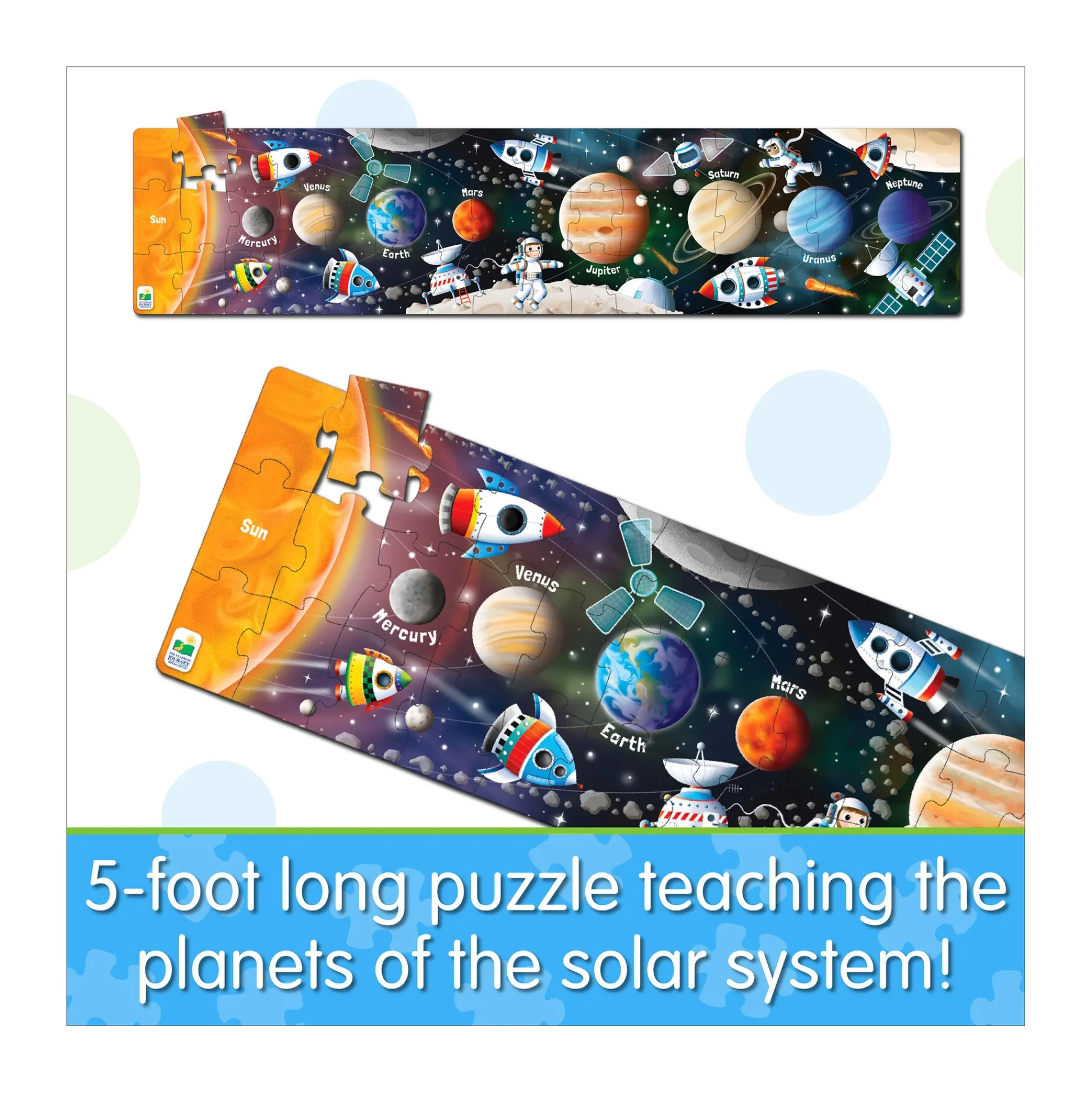 AreYouGame Cosmic Explorer Solar System Floor Puzzle - 51 pc* Puzzles
