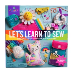 AreYouGame Craft-tastic Beginner's Sewing Kit - Let's Learn to Sew* Crafts & Activities