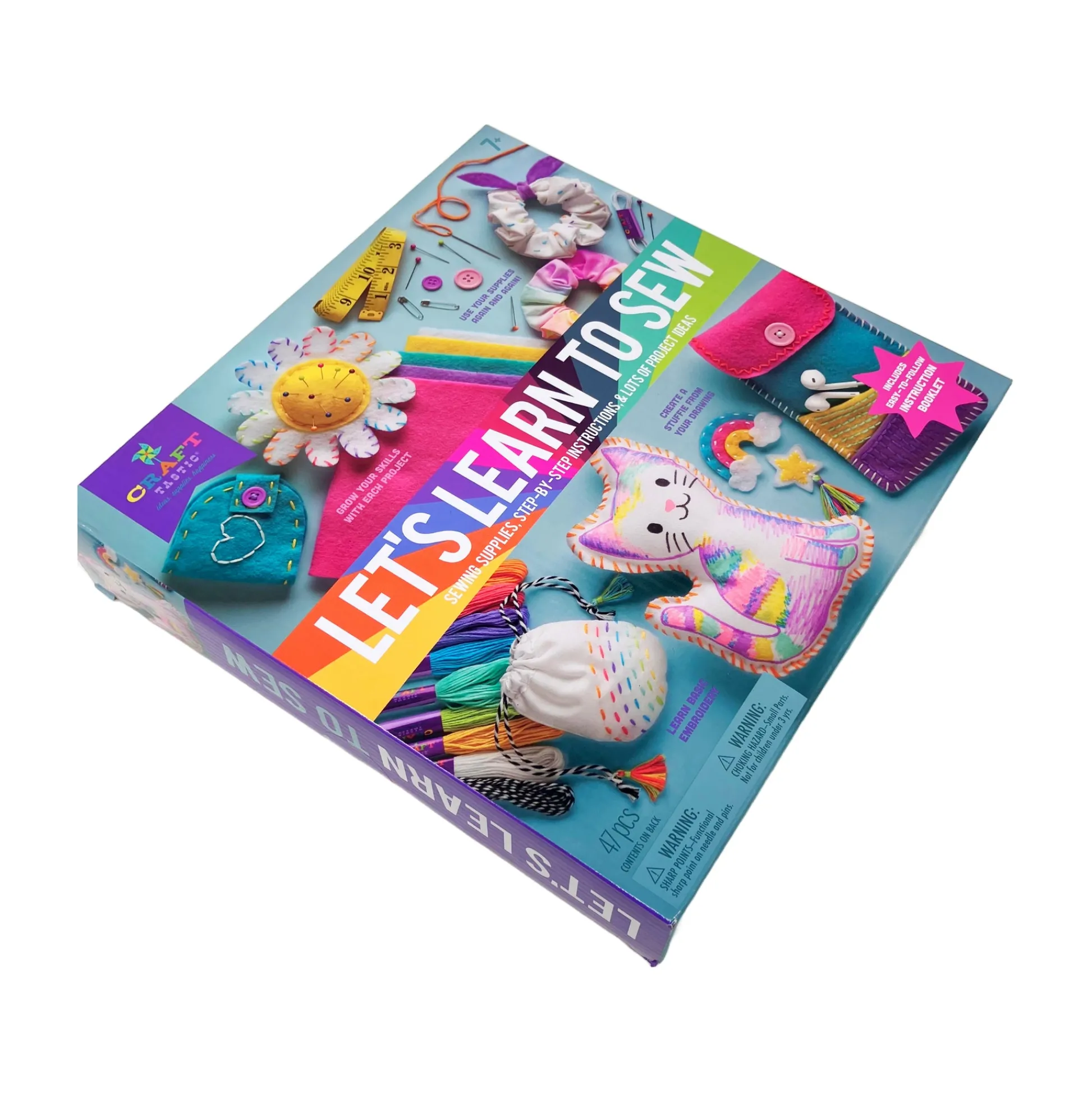 AreYouGame Craft-tastic Beginner's Sewing Kit - Let's Learn to Sew* Crafts & Activities