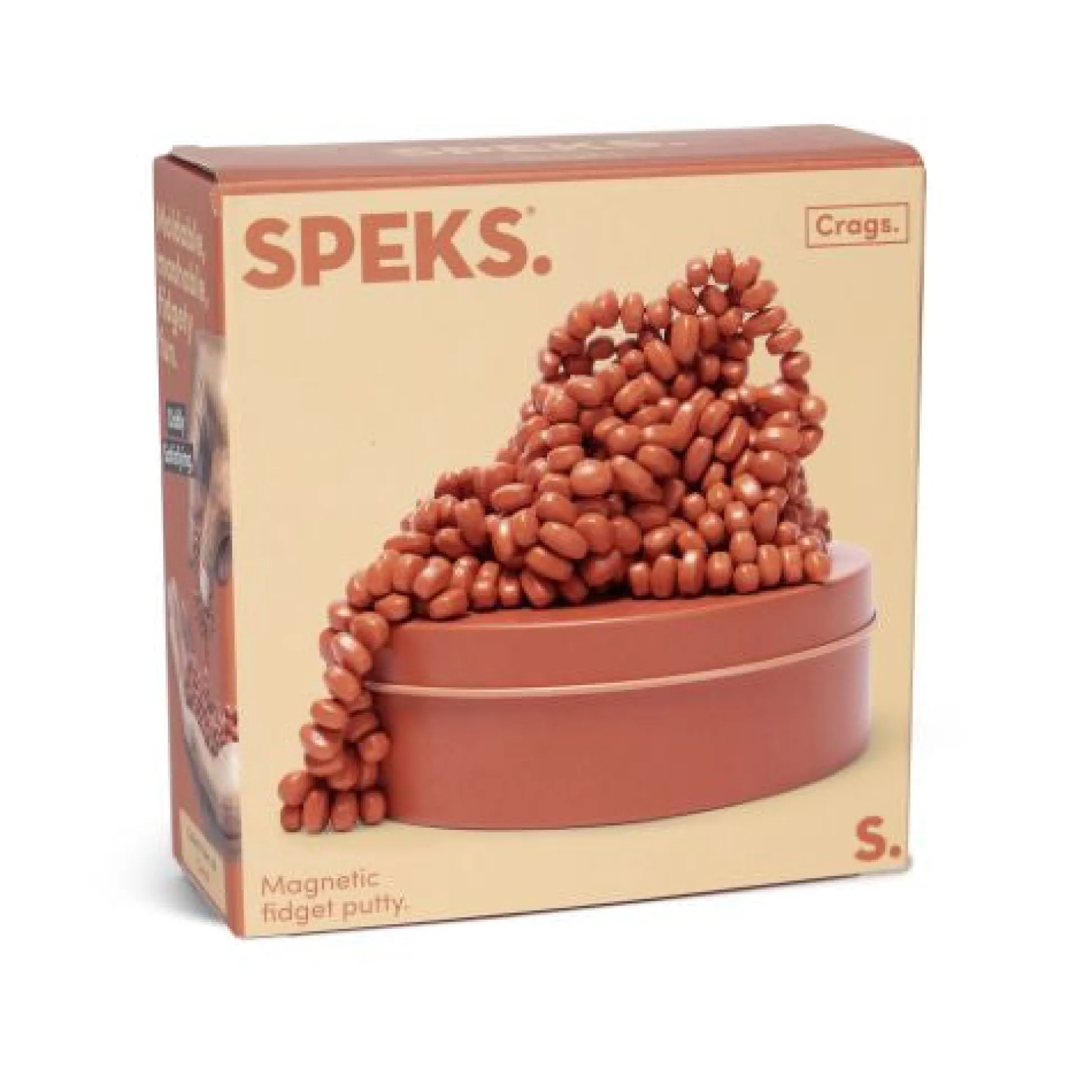Calendar Holdings, LLC Crags Matte Coral Magnetic Fidget Putty Tin* Sensory & Fidget Toys