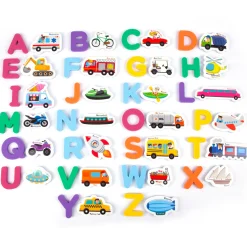 Flat River Group Crayola ABC Matching Magnet Set - Vehicle-To-Go - Colorful Learning Game for Toddlers 3+* Preschool Education Toys & Activities