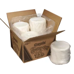 Educators Resource Crayola Air-Dry Clay Bulk Pack - 25 lbs, Natural White* Clay, Dough & Sand Art