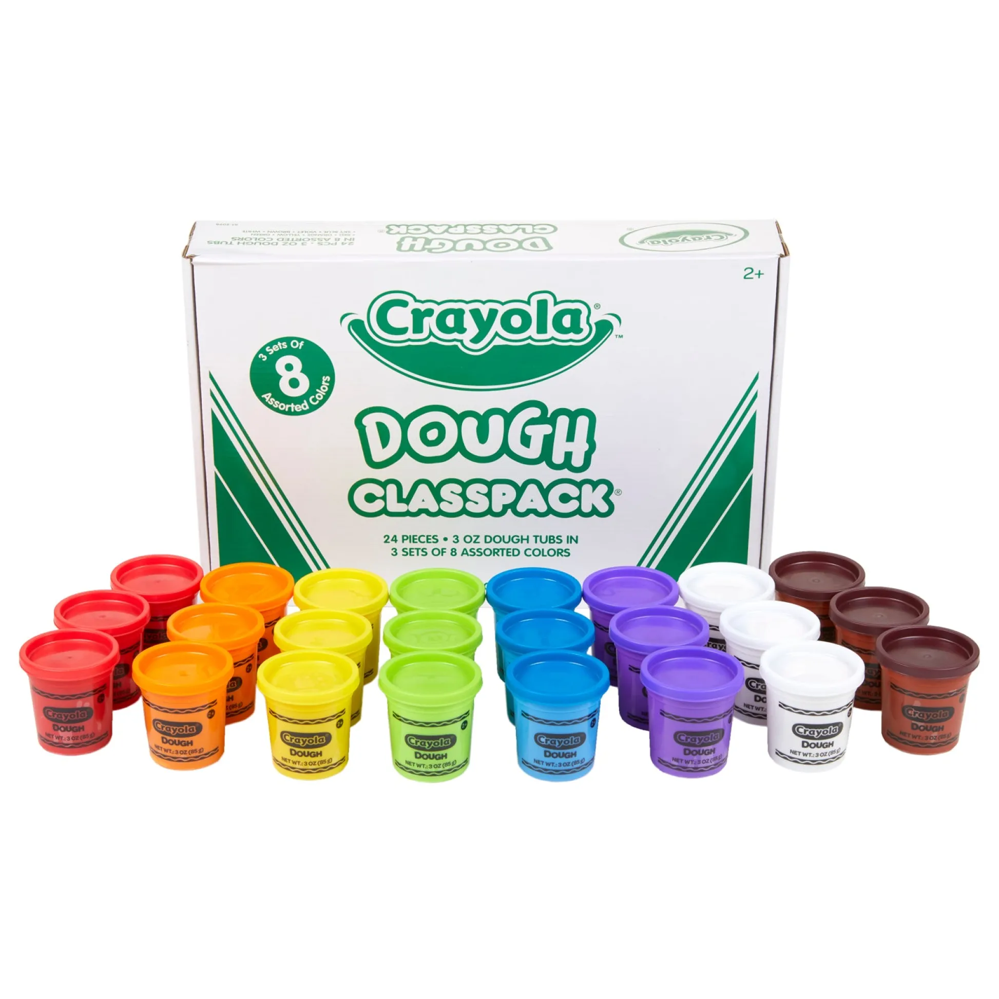 Educators Resource Crayola Classpack Assorted Colors Dough Set - 24 Count, 3 oz Tubs* Clay, Dough & Sand Art