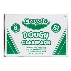 Educators Resource Crayola Classpack Dough & Clay Tools - 24 Tubs Assorted Colors* Clay, Dough & Sand Art