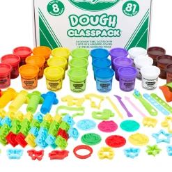 Educators Resource Crayola Classpack Dough & Clay Tools - 24 Tubs Assorted Colors* Clay, Dough & Sand Art