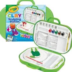 Educators Resource Crayola Clay Sculpting Station Complete Creative Art Kit* Clay, Dough & Sand Art