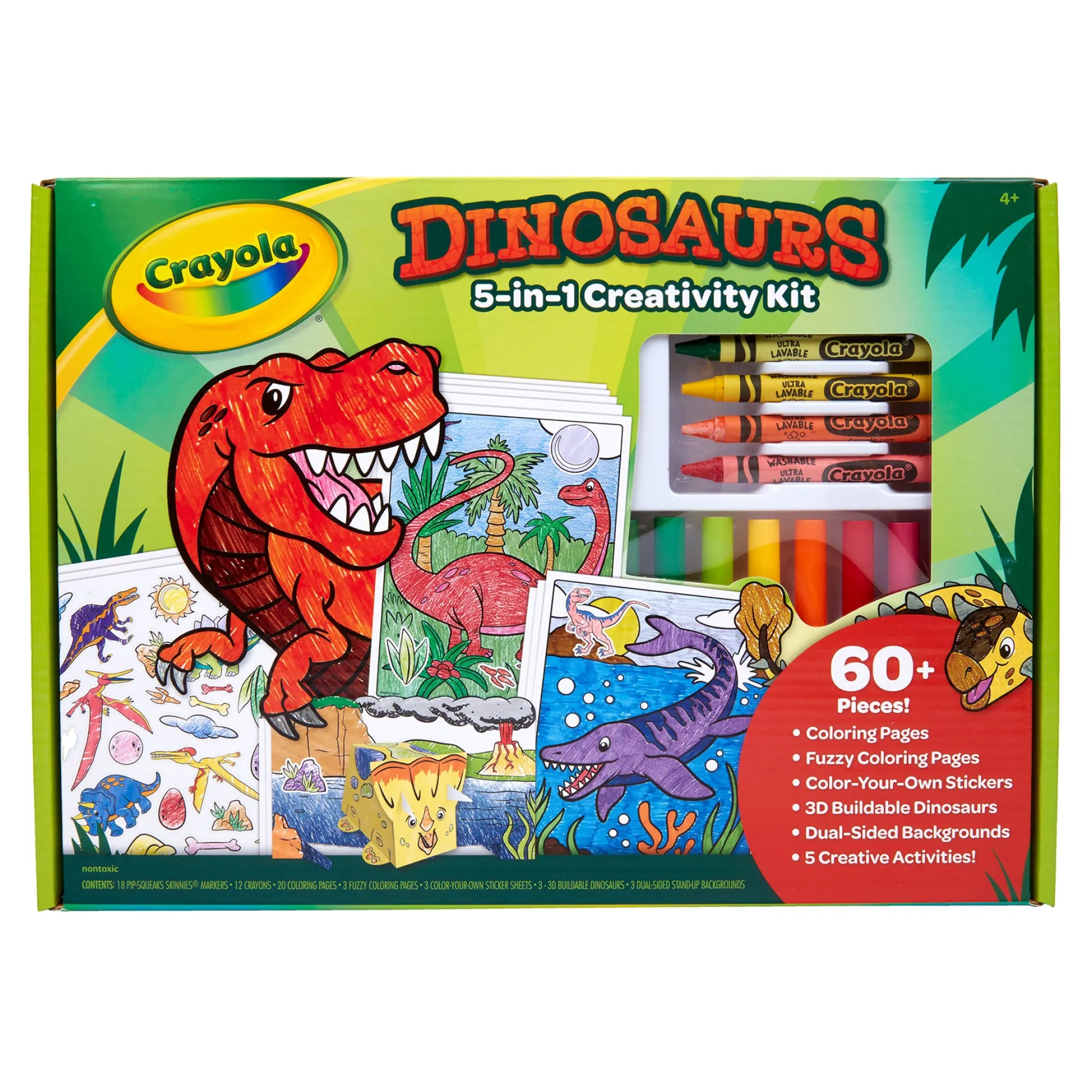 Educators Resource Crayola Dinosaur Adventure 5-in-1 Creativity Kit - Craft Set* Crafts & Activities