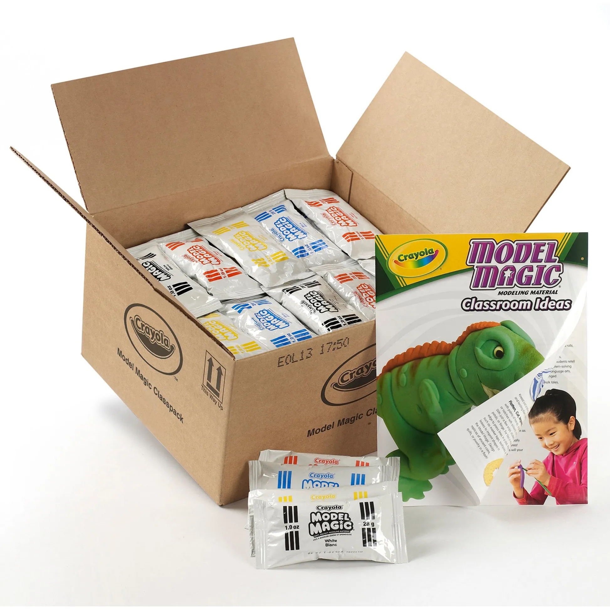 Educators Resource Crayola Model Magic Primary Colors Classpack - Assorted, 75 Packs* Clay, Dough & Sand Art