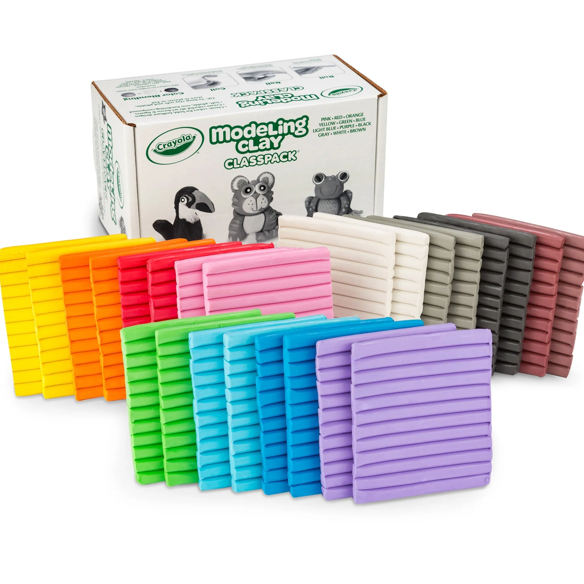 Educators Resource Crayola Modeling Clay Classpack - Assorted Colors, 24 Sets* Clay, Dough & Sand Art