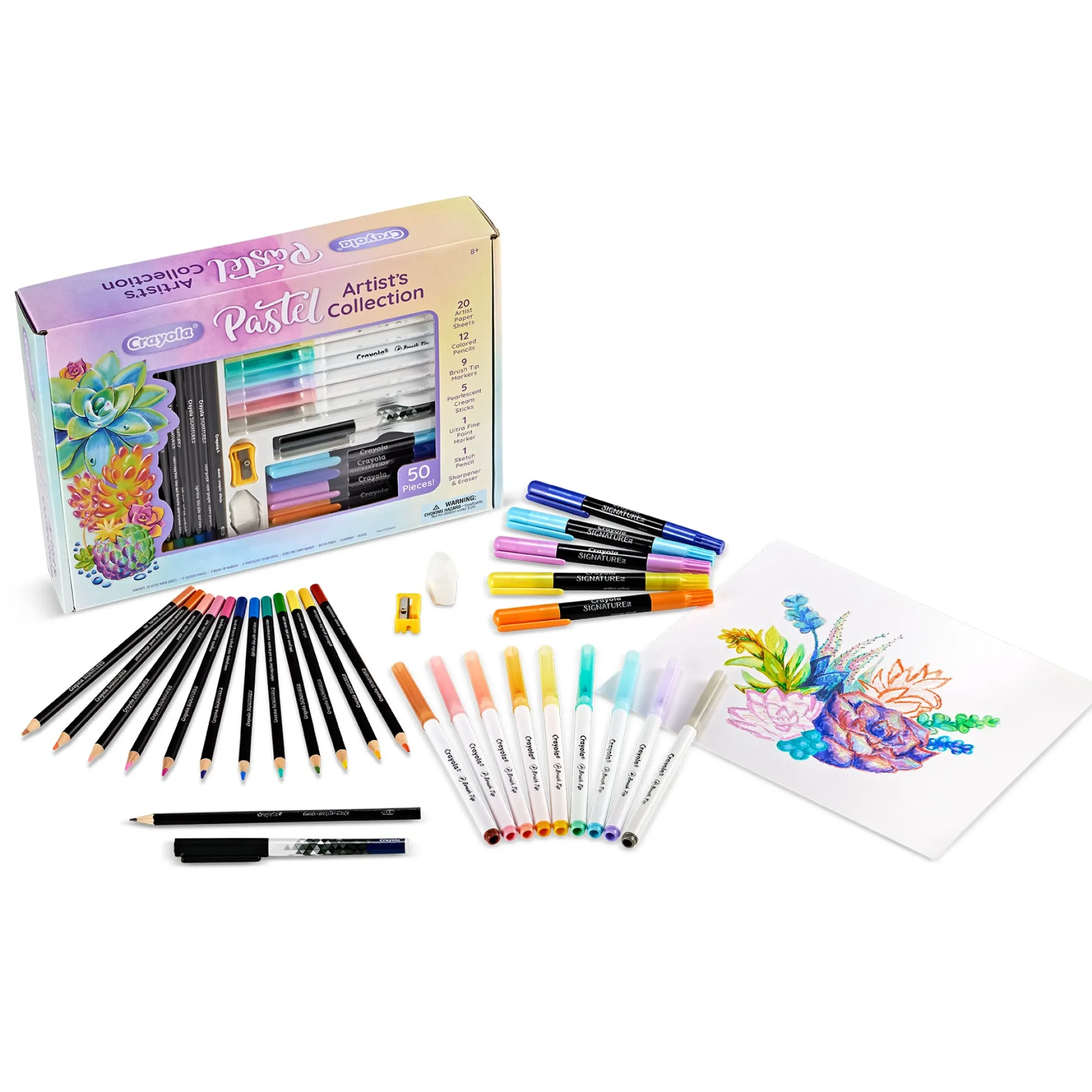 Educators Resource Crayola Pastels Artist's Collection Art Kit* Drawing, Color & Painting
