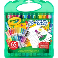 Educators Resource Crayola Pip-Squeaks Washable Markers & Paper Set - Colorful Art Kit* Drawing, Color & Painting