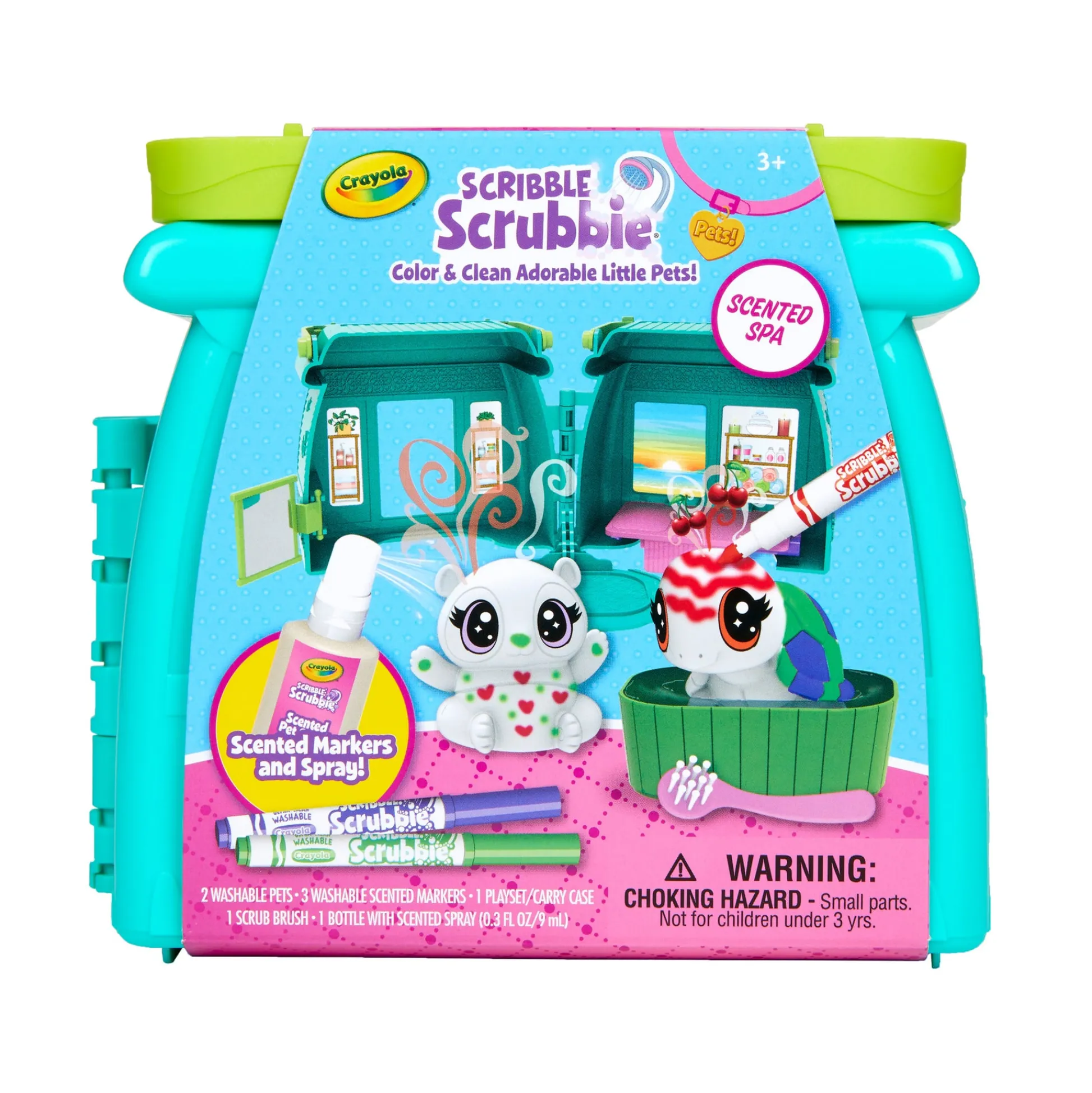 Educators Resource Crayola Scribble Scrubbie Pets Scented Spa Playset* Drawing, Color & Painting