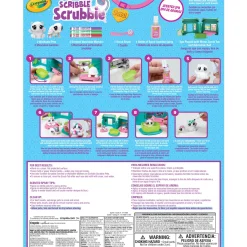 Educators Resource Crayola Scribble Scrubbie Pets Scented Spa Playset* Drawing, Color & Painting