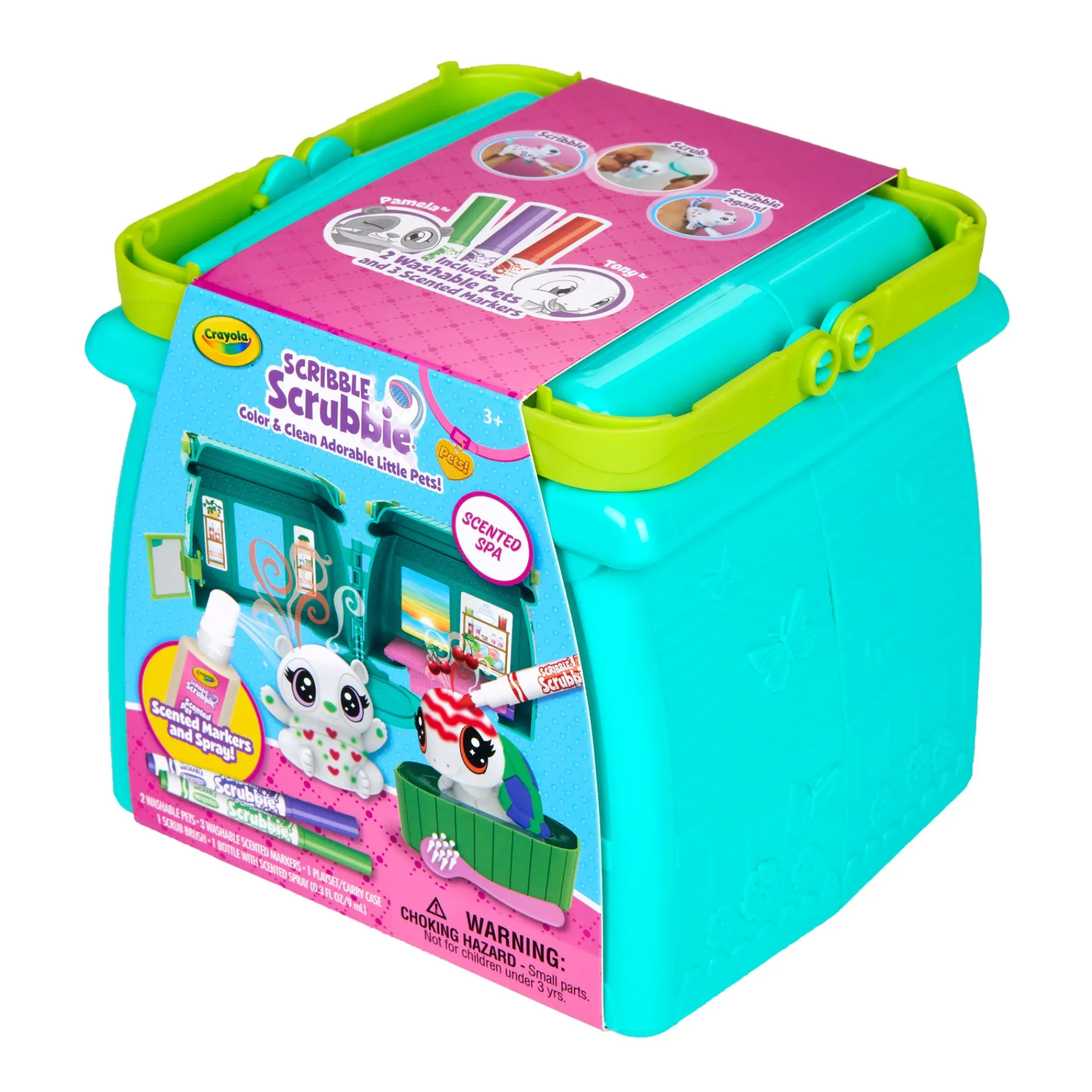 Educators Resource Crayola Scribble Scrubbie Pets Scented Spa Playset* Drawing, Color & Painting