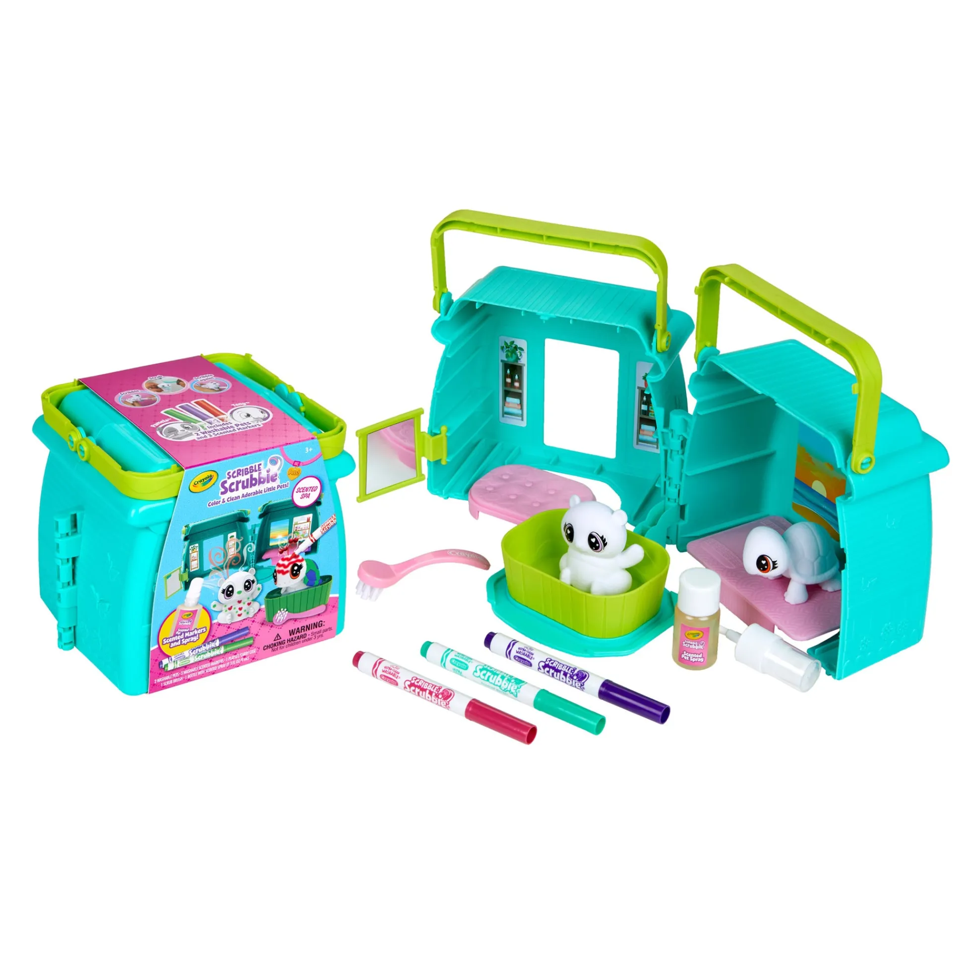 Educators Resource Crayola Scribble Scrubbie Pets Scented Spa Playset* Drawing, Color & Painting