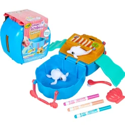 Educators Resource Crayola Scribble Scrubbie Ocean Pets Playset - Seashell Splash* Crafts & Activities