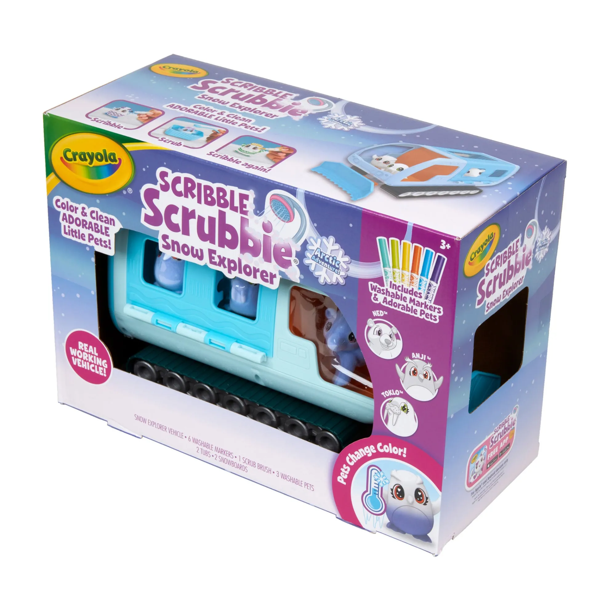 Educators Resource Crayola Scribble Scrubbie Pets Arctic Snow Explorer Set* Drawing, Color & Painting