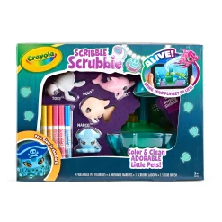 Educators Resource Crayola Scribble Scrubbie Ocean Pets Glow Lagoon Playset* Drawing, Color & Painting