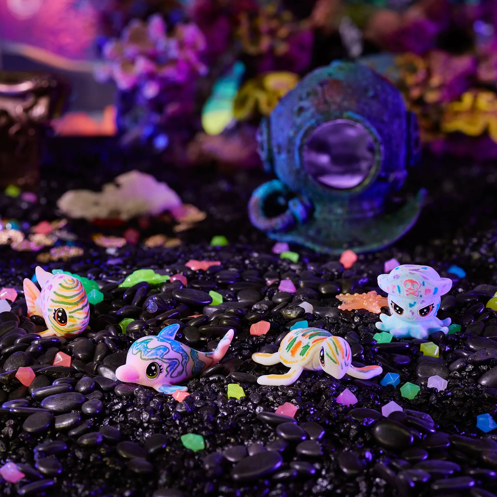Educators Resource Crayola Scribble Scrubbie Ocean Pets Glow Lagoon Playset* Drawing, Color & Painting
