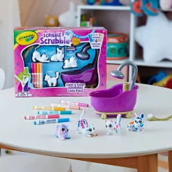 Educators Resource Crayola Scribble Scrubbie Pets! Color & Wash Playset* Drawing, Color & Painting