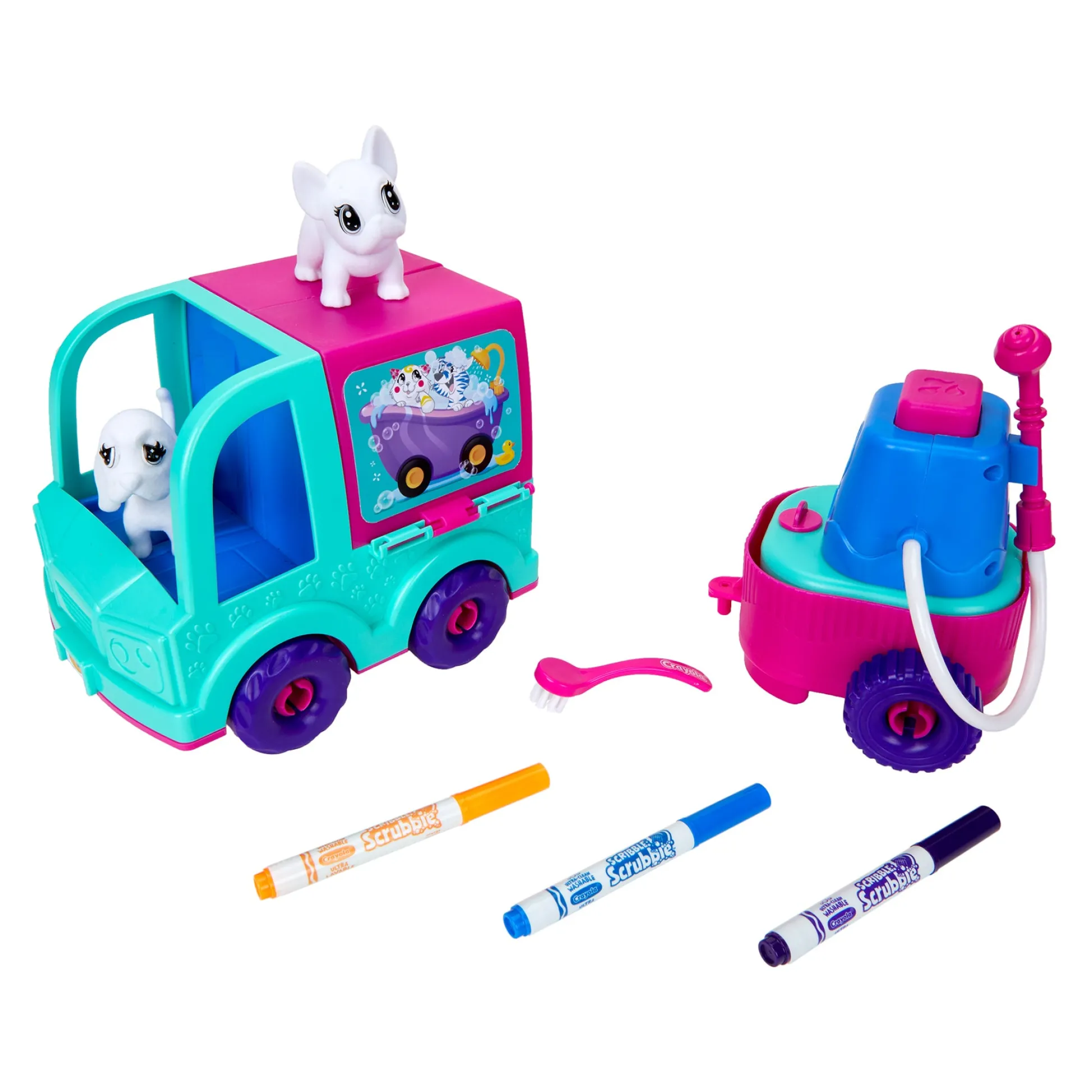 Educators Resource Crayola Scribble Scrubbie Pets Grooming Truck Playset* Drawing, Color & Painting