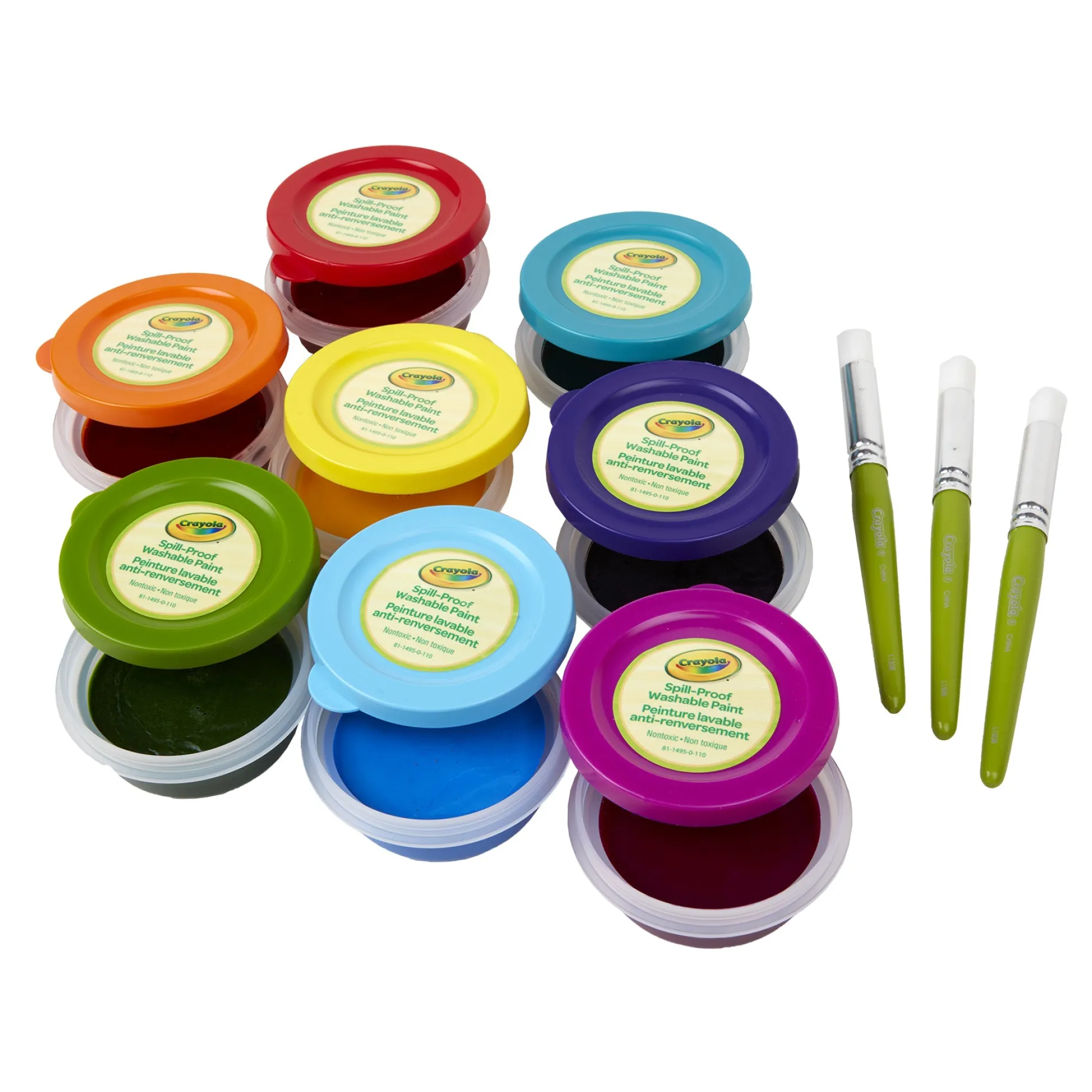 Educators Resource Crayola Spill-Proof Washable Paint Kit for Kids* Drawing, Color & Painting