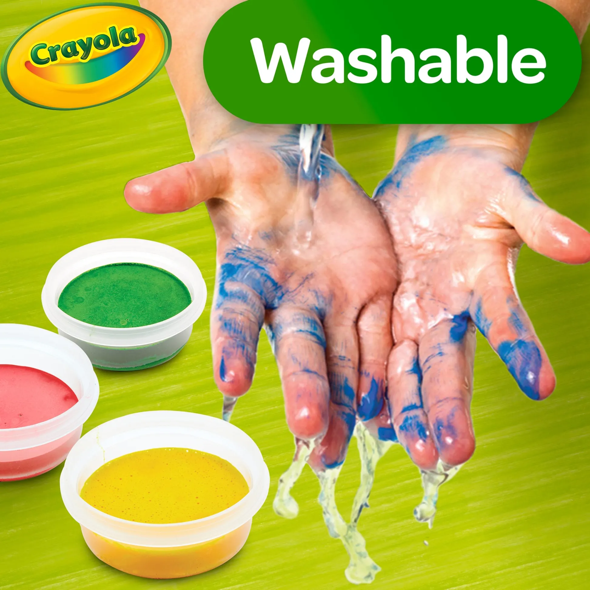 Educators Resource Crayola Spill-Proof Washable Paint Kit for Kids* Drawing, Color & Painting