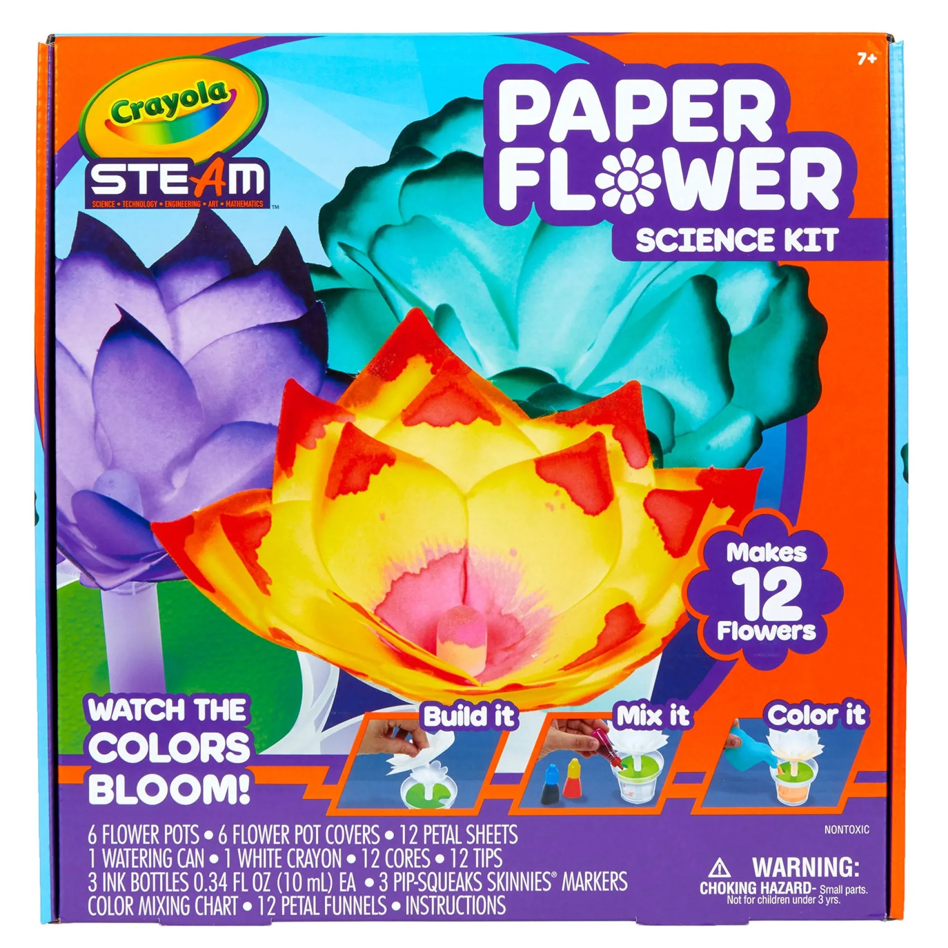 Educators Resource Crayola STEAM Paper Flower Science Kit* Science Toys