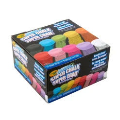 Educators Resource Crayola Super Chalk Rainbow Creativity Set - 10 Vibrant Colors* Drawing, Color & Painting