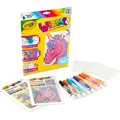 Educators Resource Crayola Wixels Unicorn Pixel Art Kit with Markers* Drawing, Color & Painting