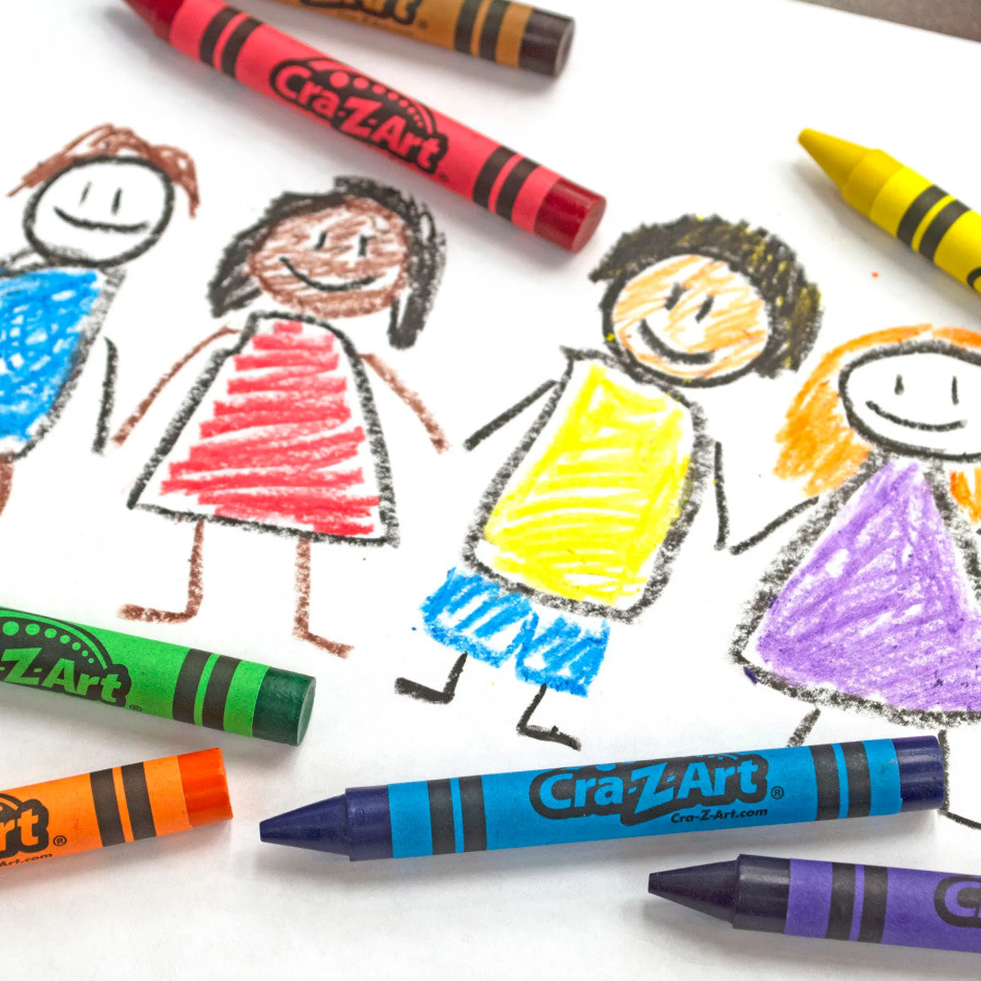 Flat River Group Cra-Z-Art Classroom Pack: Jumbo Crayons - 200 Pieces, 8 Bright Colors* Drawing, Color & Painting
