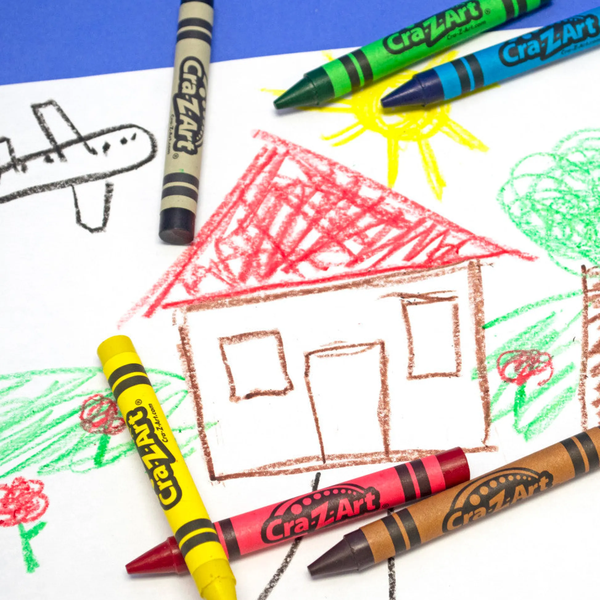 Flat River Group Cra-Z-Art Classroom Pack: Jumbo Crayons - 200 Pieces, 8 Bright Colors* Drawing, Color & Painting