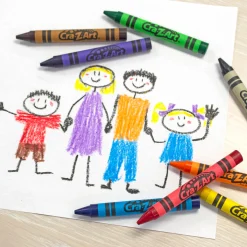 Flat River Group Cra-Z-Art Classroom Pack: Jumbo Crayons - 200 Pieces, 8 Bright Colors* Drawing, Color & Painting