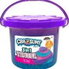 Calendar Holdings, LLC Cra-Z-Slimy Tri-Color Tinsel Bucket - Aqua, Pink, Purple* Slime