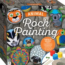 Flat River Group Creative Animal Rock Painting DIY Kit for Adults - Artistic Home Decor Craft Set* Crafts & Activities