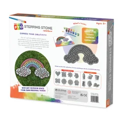 AreYouGame Creative Escapes Rainbow Stepping Stone Paint Kit - Multicolor* Drawing, Color & Painting